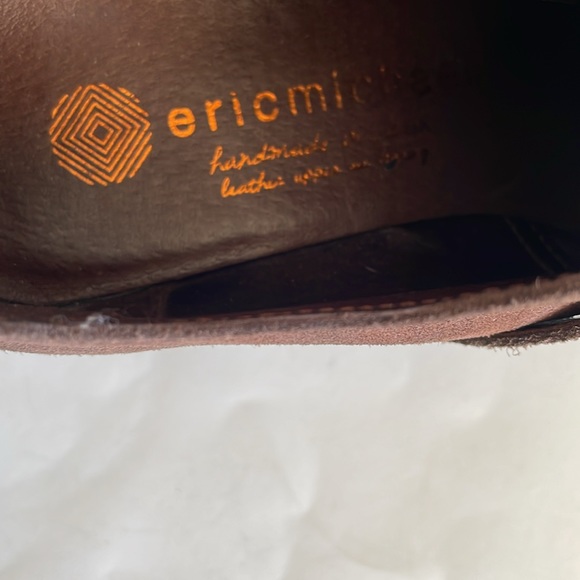 Eric Michael Brown Leather Strap Oxford lug sole shoes size 37 EU - Picture 9 of 10